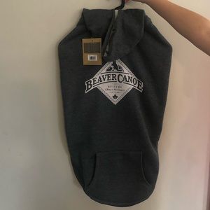 💖 NWT Dog jacket sweat hoodie Beaver Canoe 💖